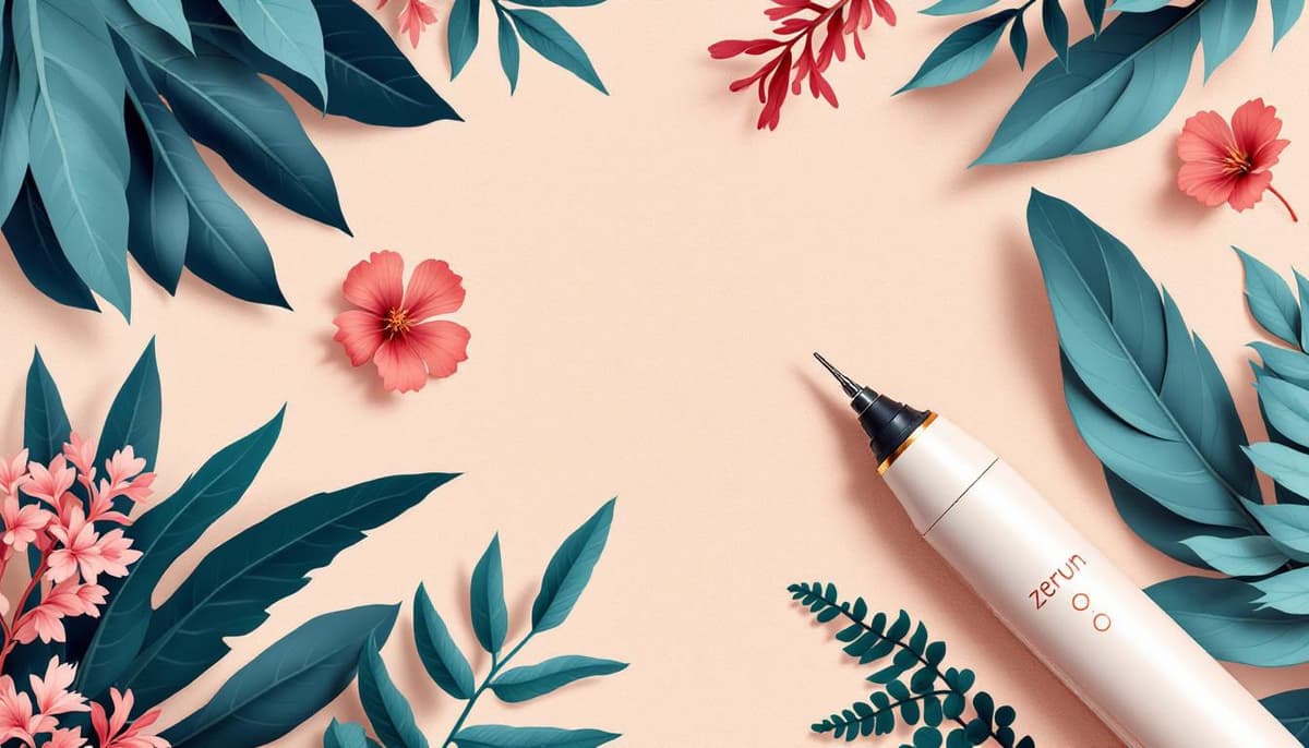 Professional scalp microneedling treatment being performed with a medical-grade derma pen device